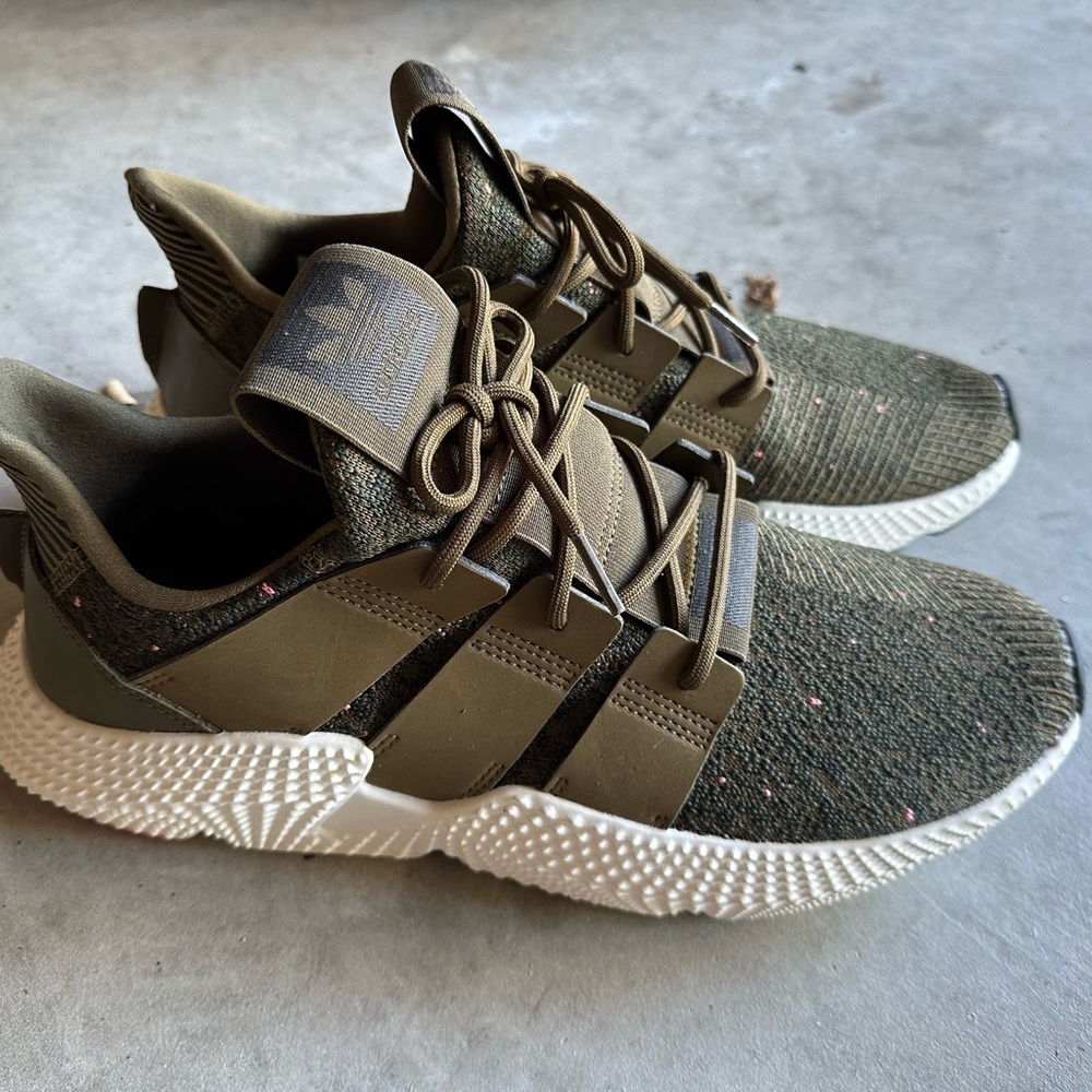 Adidas Men's Khaki and Olive Sneakers
